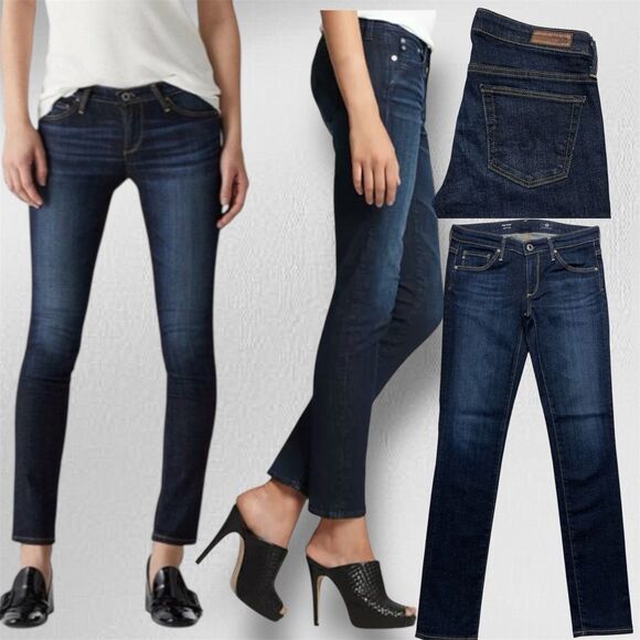 AG Adriano Goldschmied  The Stilt Cigarette Leg Women's Stretch Jeans Size 26R - Picture 1 of 15